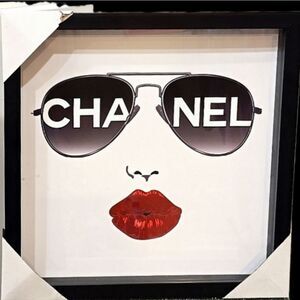 Empire Art Direct Chanel Picture Perfect Framed Wall Decor